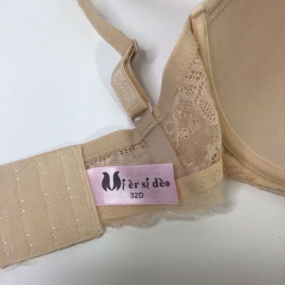 New Mierside Underwire Bra Lightly Padded LaceTrim - Picture 4 of 8